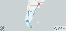  Argentinië: Ushuaia, Calafate, Bariloche, Puerto Madryn &amp; Buenos Aires of omgekeerd - 11 dagen - 13 bestemmingen 