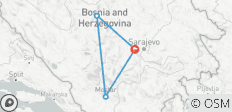  5 Tage Bosnien Inspiration - 4 Destinationen 