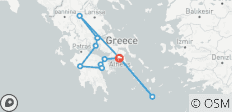 Het beste van Griekenland (verlenging Santorini, 11 dagen) - 11 bestemmingen 