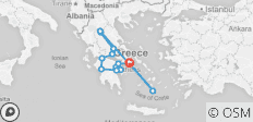  Best of Greece (Santorini Extension, 11 Days) - 13 destinations 
