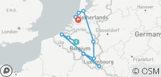  Lo mejor de Holanda, Bélgica y Luxemburgo (Fin Ámsterdam) - 12 destinos 