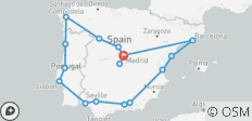 Die Schätze Spaniens und Portugals (Ende Madrid, 14 Tage) - 17 Destinationen 