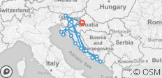  Het beste van Kroatië en Slovenië (18 dagen) - 21 bestemmingen 