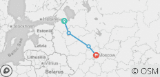  Höhepunkte aus St. Petersburg und Moskau (9 Tage) - 4 Destinationen 