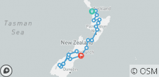  18 Day - North to South Island Tour (all inclusive with activities) - 20 destinations 
