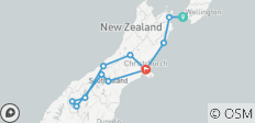  11 Day - South Island Tour (all Inclusive with activities) - 12 destinations 