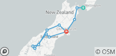  12 Day - South Island Tour (all Inclusive with activities) - 12 destinations 