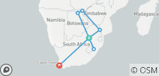  Afrique australe, de Johannesburg au Cap - 20 jours - 12 destinations 