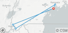  3 Dagen Oeganda Gorilla Trektocht &amp; Ontspannen Bij Lake Bunyonyi - 5 bestemmingen 
