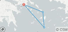  Ontdek Athene, Mykonos &amp; Santorini &amp; verblijf in 4-sterrenhotels (3 inclusieve dagtochten) - 4 bestemmingen 