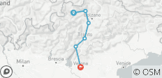  Italy\'s Alpine Valleys - Sud Tyrol, Lake Garda and Verona - Classic Self Guided - 6 destinations 
