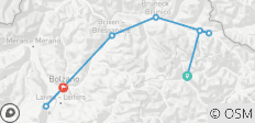  Fietsen door de majestueuze Dolomieten - Cortina naar Bolzano - Klassieke Zelf Begeleide - 8 bestemmingen 