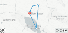  Angkor Bike, Hike, Kayak - 6 destinations 