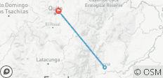  Circuit chaman et spirituel de 3 jours en Équateur - 3 destinations 