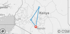  Höhepunkte von Kenia mit See Nakuru &amp; Samburu Safari - 4 Tage - 4 Destinationen 