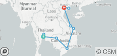  Thailand, Kambodscha &amp; Vietnam Rundreise - 17 Tage - 10 Destinationen 