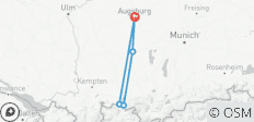  Seen &amp; Berge Bayerns - Radtour - 5 Destinationen 