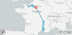  France\'s Finest Avignon to Paris - 14 destinations 