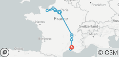  France\'s Finest Paris to Avignon - 12 destinations 