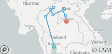  Thailand &amp; Laos Adventure (20 destinations) - 10 destinations 