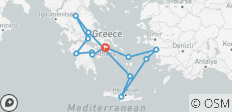  Griechische Legenden (Klassische Rundreise, 12 Tage) - 13 Destinationen 