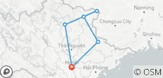  Descubrimiento del lago Ba Be y la cascada Ban Gioc 4 días 3 noches - 6 destinos 