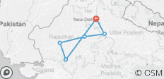  Snelle rondreis door Rajasthan - 6 bestemmingen 