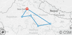 Goldenes Dreieck Rundreise (inkl. Khajuraho &amp; Varanasi) - 5 Sterne Hotel - 6 Destinationen 