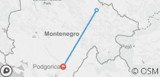 EXPLORE NORTH OF MONTENEGRO - hiking, biking and caving and homestay - 3 destinations 