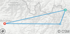  Circuit en hélicoptère sur l\'Everest - 6 destinations 