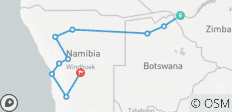  Falls, Botswana &amp; Namibia - 14 days - 10 destinations 