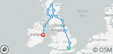  Große Rundreise Großbritannien und Irland bis Dublin - 14 Destinationen 