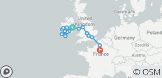  Ireland, the United Kingdom and Paris - 18 destinations 