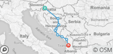  Balkan Dreams end Albania - 9 destinations 