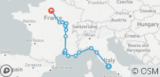  De Italia a Francia - 19 destinos 