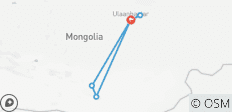  Maßgeschneiderte 7-tägige Familienreise in die Mongolei, privater Reiseleiter und Fahrer - 6 Destinationen 