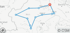  India Rondreis door op maat, twee weken, met privégids&amp;dagelijks vertrek - 12 bestemmingen 