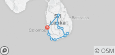  Quer durch Sri Lanka - 12 Destinationen 