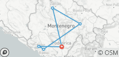  Entdecken Sie die Berge Montenegros (9 Tage, 8 Nächte) - 6 Destinationen 