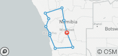  Namibia Erlebnisrundreise (mit Unterkunft) - 11 Tage - 11 Destinationen 