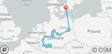 Circuit en Allemagne avec arrivée à Copenhague (16 destinations)