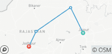  Circuit royal de 10 jours de Jaipur à Jodhpur en passant par Shekhawati - le pays des fresques - 10 destinations 