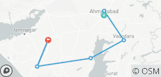  9-daagse archeologische rondreis met gids door West-India vanuit Ahmedabad - 9 bestemmingen 