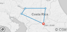  Costa Rica Abenteuerreise - 5 Destinationen 