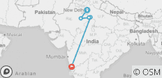  Golden Triangle &amp; Goa Tour 9 Days - 5 destinations 