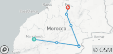  3 Days Desert Tour from Marrakech to Fes - 7 destinations 