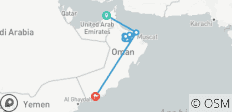  Verken Dubai &amp; Oman 8 Nits / 9 dagen - 14 bestemmingen 