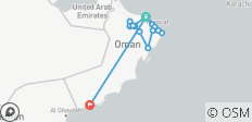 Klassiek Sultanaat van Oman 10 nachten/11 dagen - 16 bestemmingen 