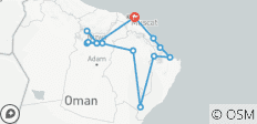  Alle kleuren van Oman Arabisch 7 nachten 8 dagen - 15 bestemmingen 