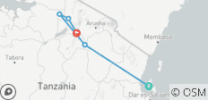  5 jours Join Group Budget Safari Serengeti, Ngorongoro, Tarangire et Lac Manyara depuis Zanzibar - 5 destinations 